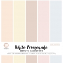 Colorbök Designer Paper Pad - Smoth Cardstock - White Promenade - 12 x 12
